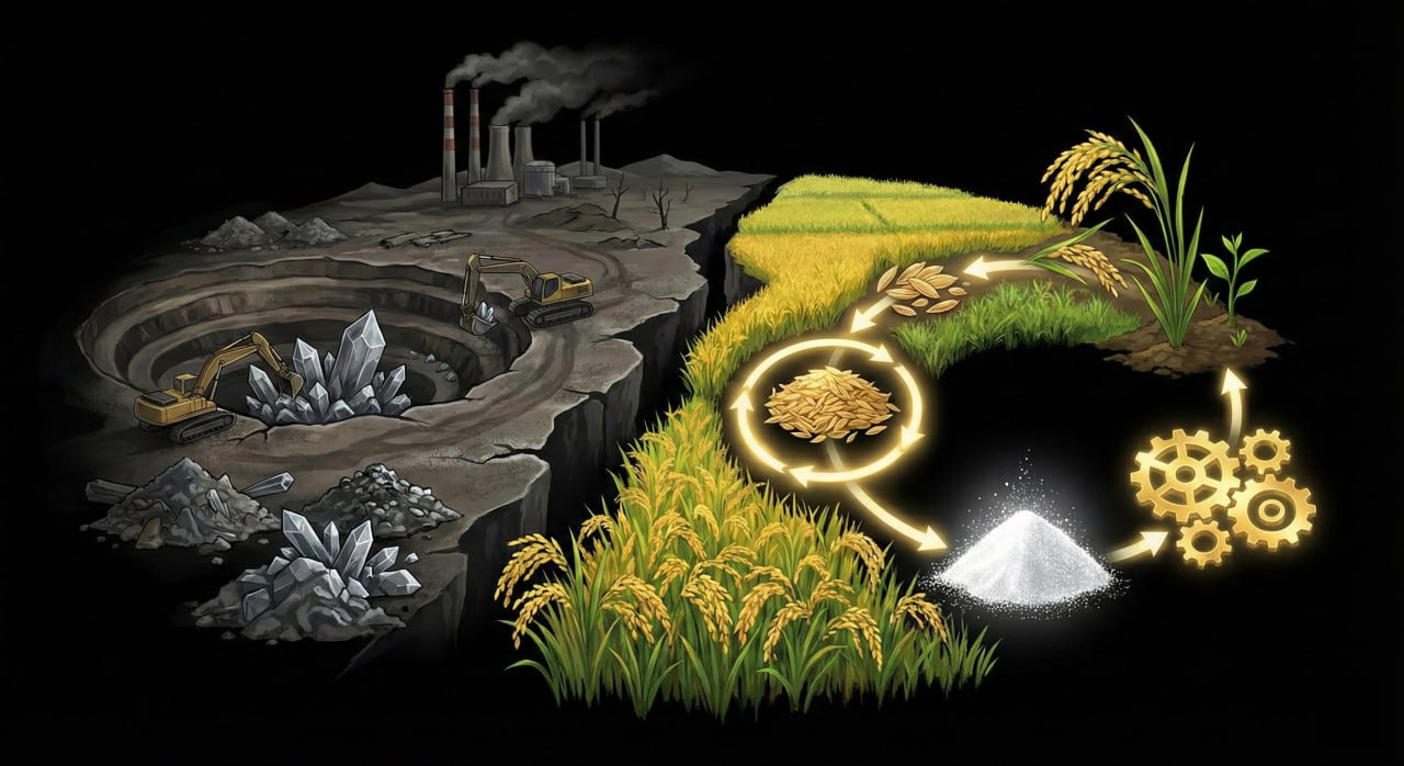 Инфографика: Биосиликаты vs Кварцевые силикаты