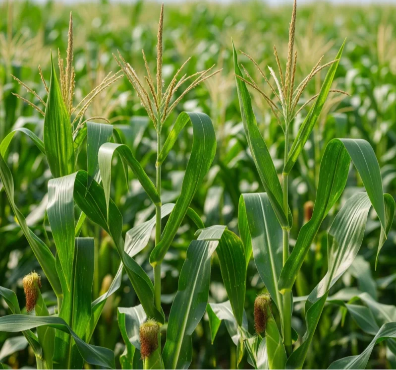 Полевые культуры — кукуруза и зерновые
